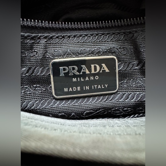 Authentic Prada Silver and Gray Shoulder Bag - Picture 15 of 16